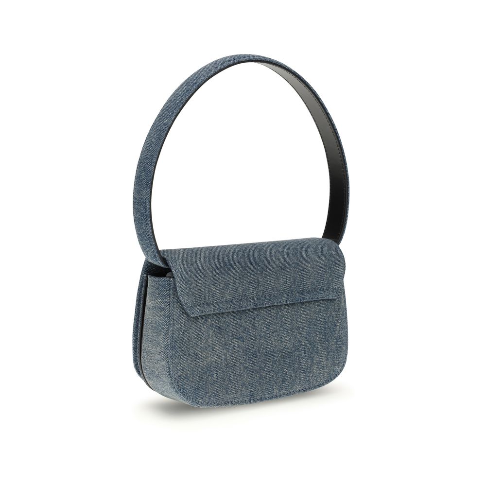 Diesel Blue Cotton Shoulder Bag | Regal Royce