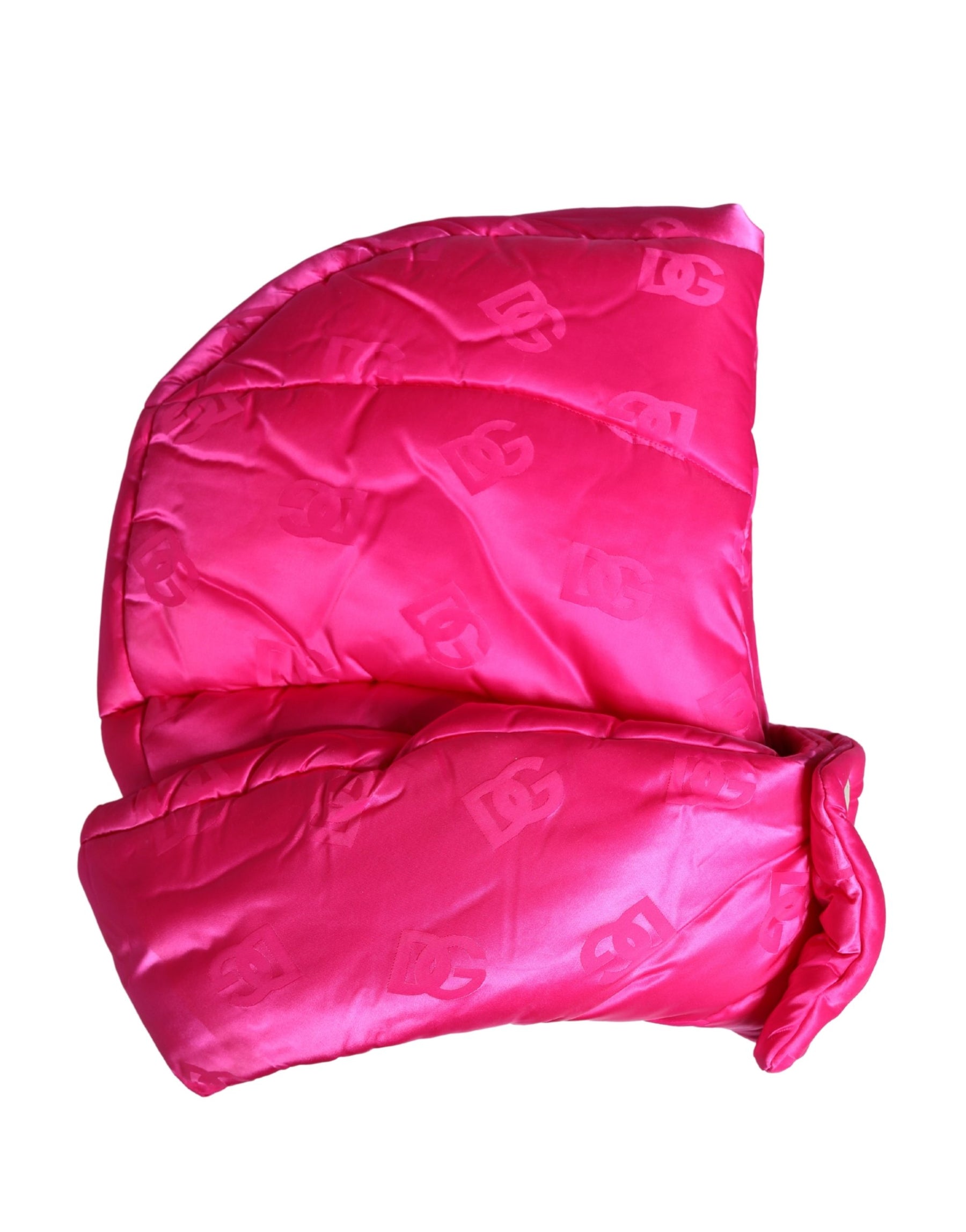 Dolce & Gabbana Men Pink Logo Print Whole Head Wrap Capello Hat | Regal Royce
