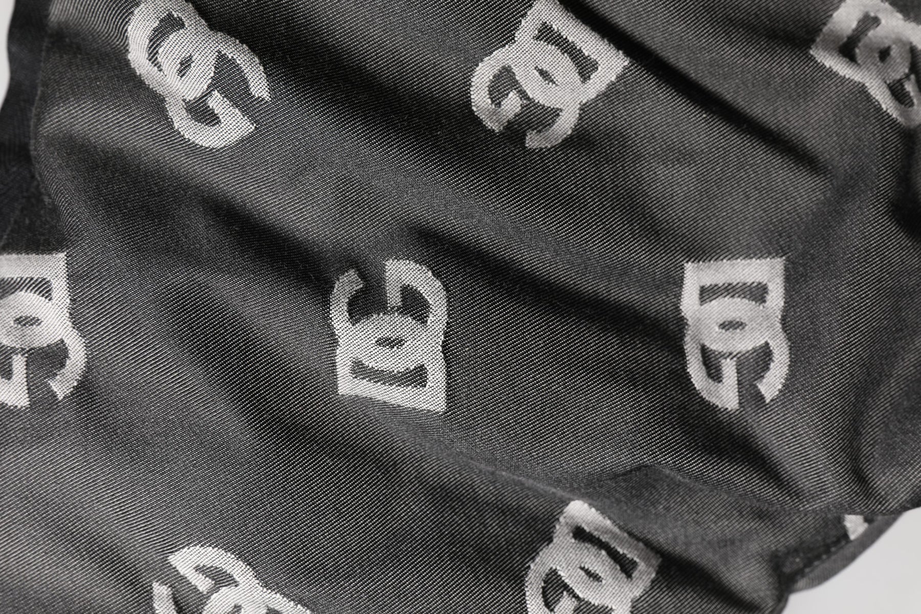 Dolce & Gabbana Black Logo Print Whole Head Wrap Capello Hat | Regal Royce