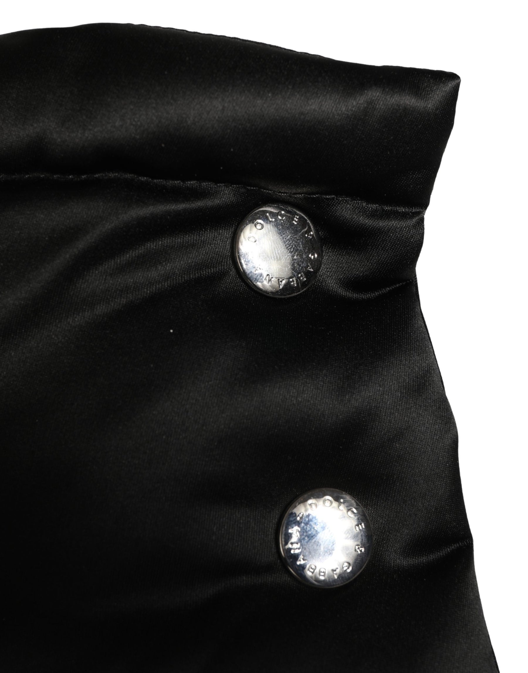 Dolce & Gabbana Black Polyester Whole Head Wrap Capello Hat | Regal Royce