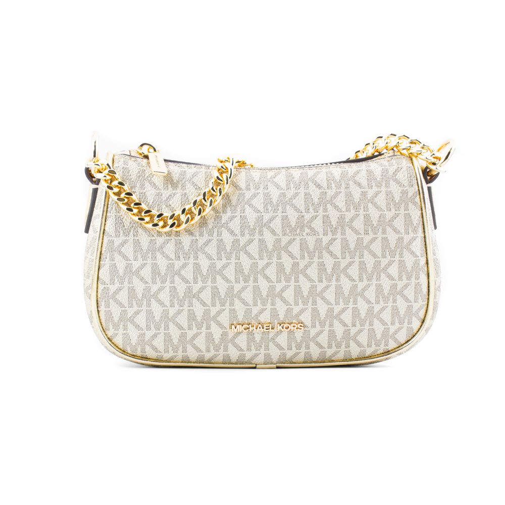 Michael Kors Gold Canvas Shoulder Bag | Regal Royce