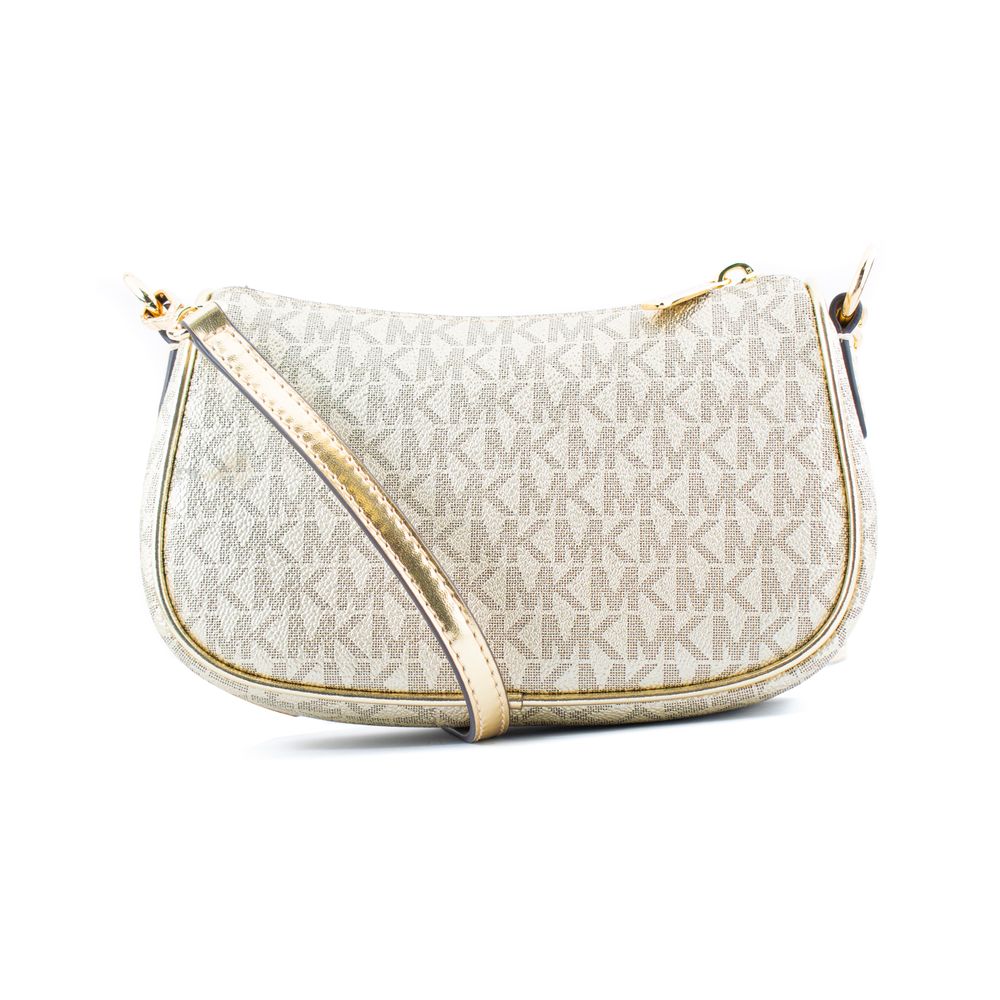 Michael Kors Gold Canvas Shoulder Bag | Regal Royce