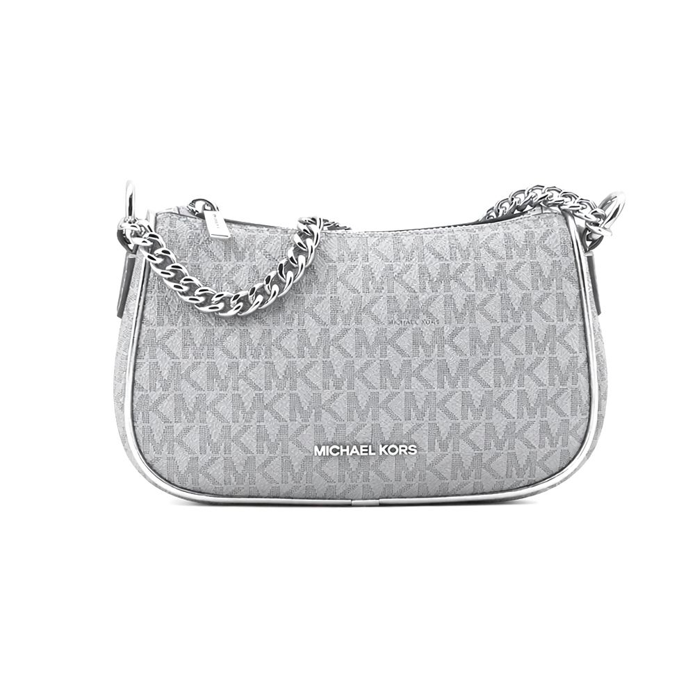 Michael Kors Gray Canvas Shoulder Bag | Regal Royce