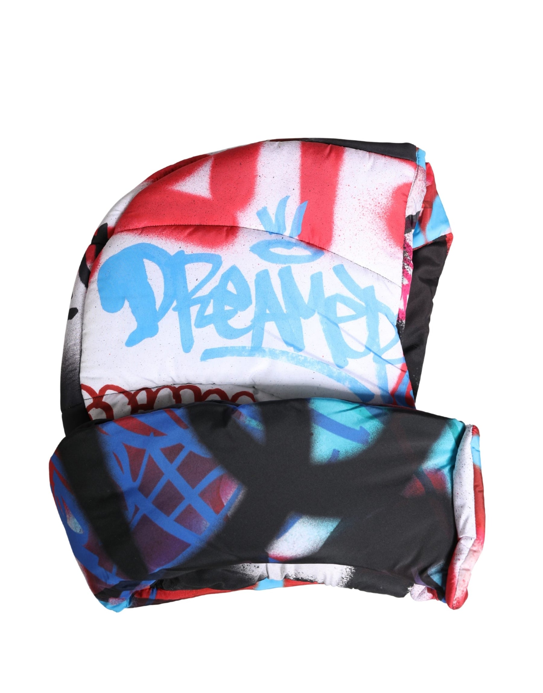 Dolce & Gabbana Multicolor Graffiti Whole Head Wrap Capello Hat | Regal Royce
