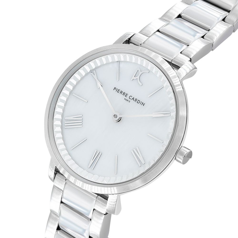 Pierre Cardin Gray Stainless Steel Dress Watch | Regal Royce