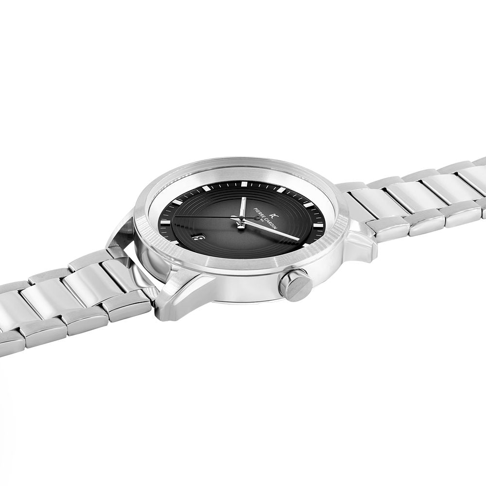 Pierre Cardin Gray Stainless Steel Dress Watch | Regal Royce