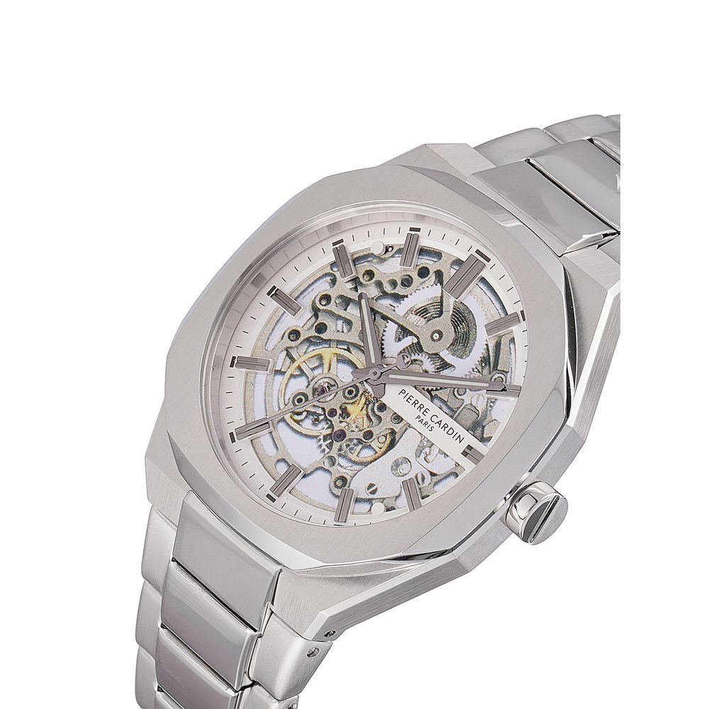 Pierre Cardin Gray Stainless Steel Dress Watch | Regal Royce