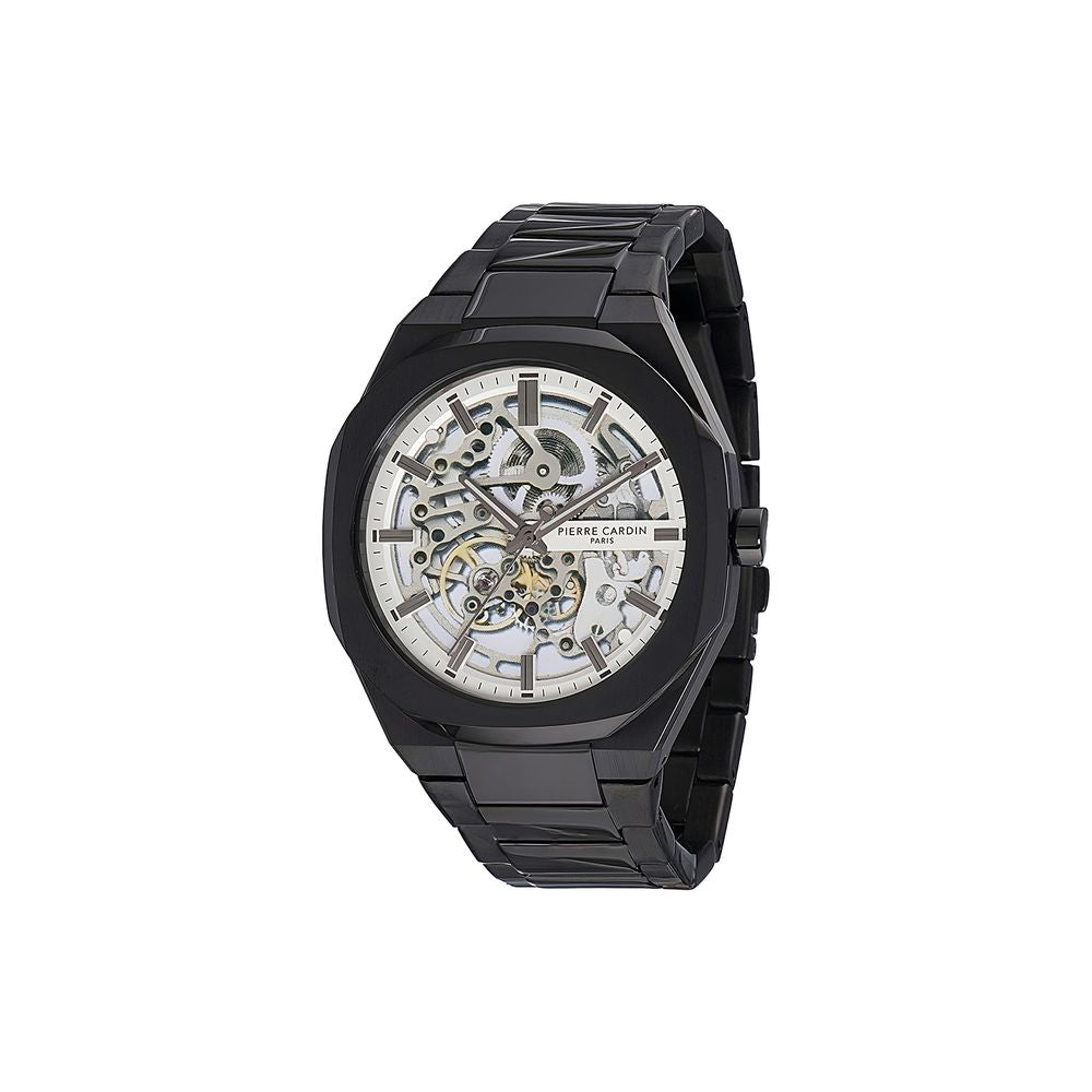 Pierre Cardin Black Stainless Steel Dress Watch | Regal Royce