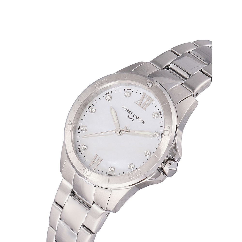 Pierre Cardin Gray Stainless Steel Dress Watch | Regal Royce