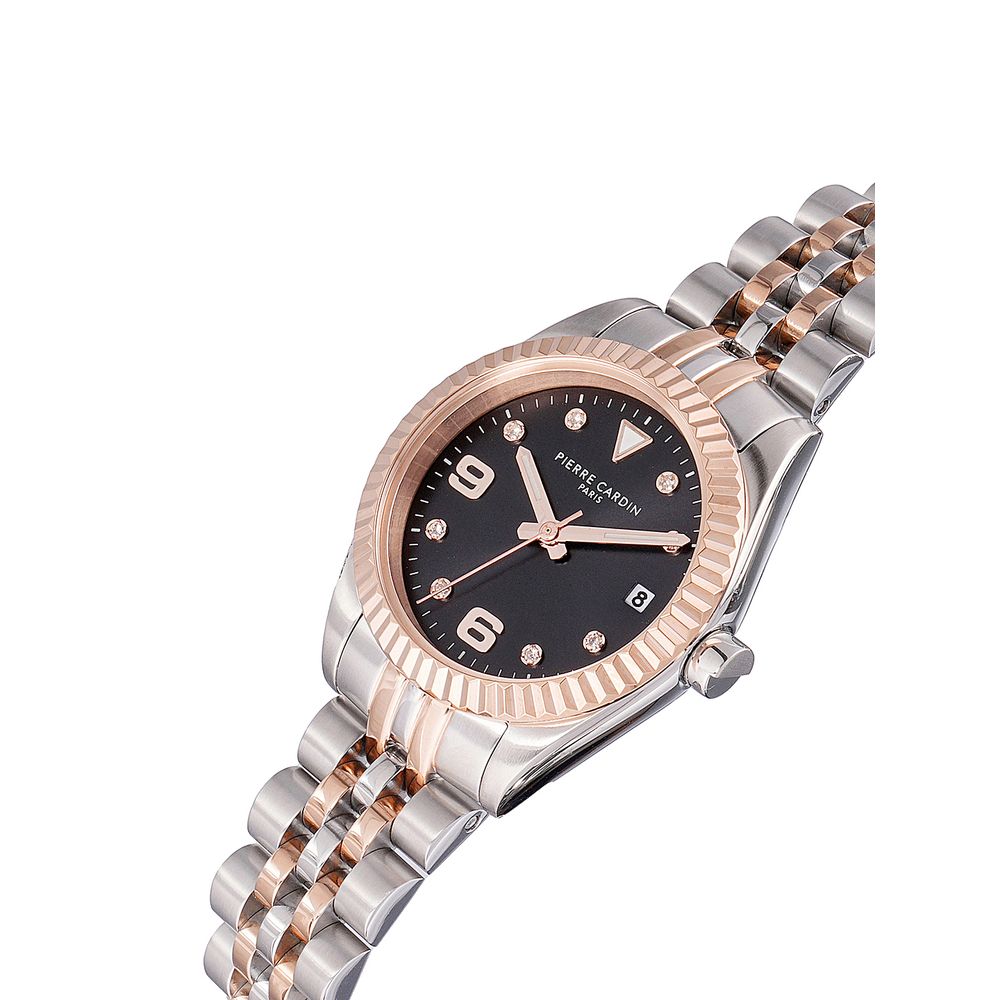 Pierre Cardin Gray Stainless Steel Dress Watch | Regal Royce