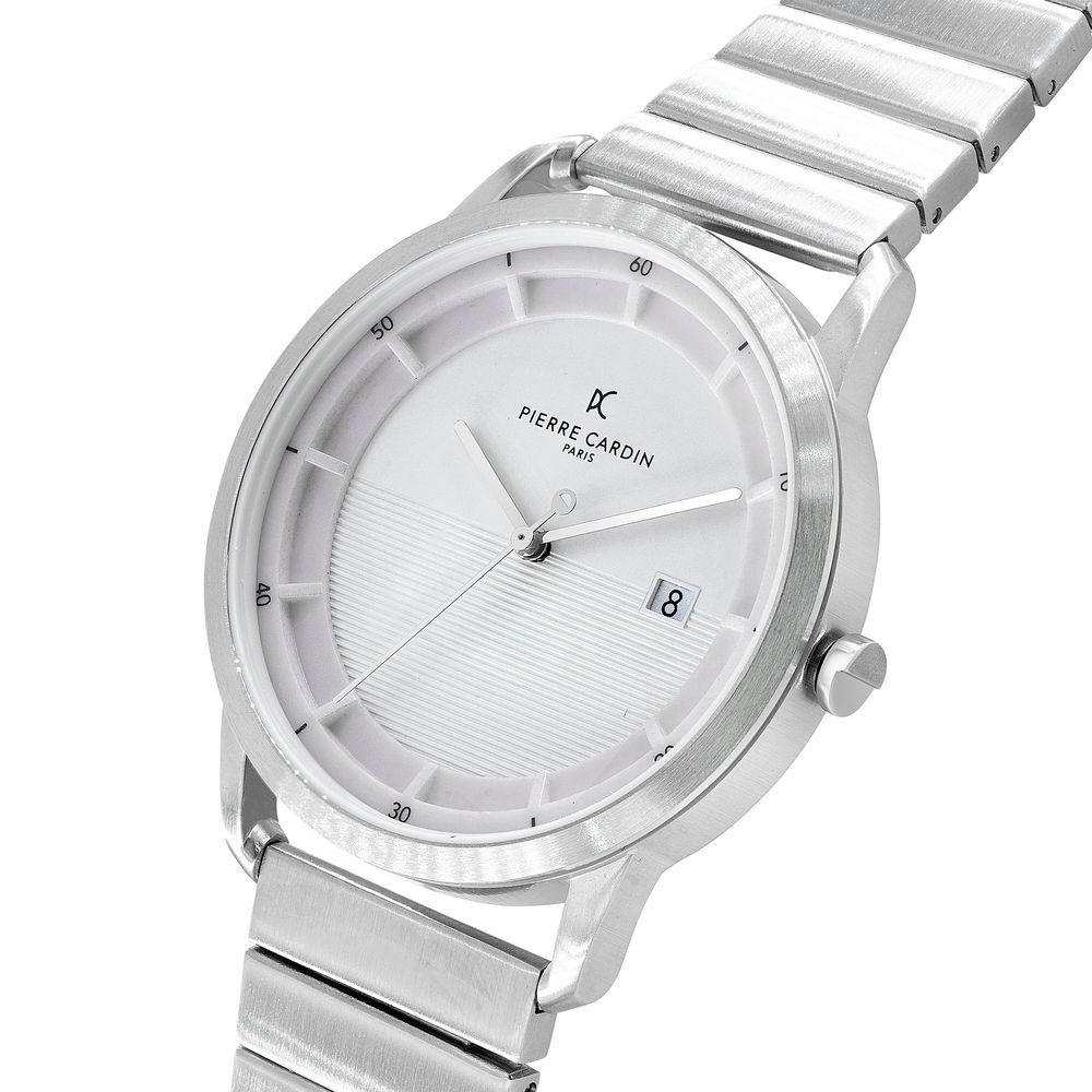 Pierre Cardin Gray Stainless Steel Dress Watch | Regal Royce