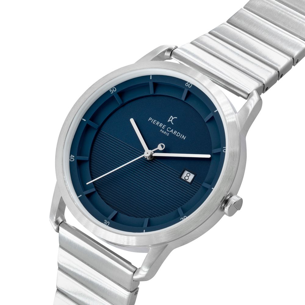 Pierre Cardin Gray Stainless Steel Dress Watch | Regal Royce