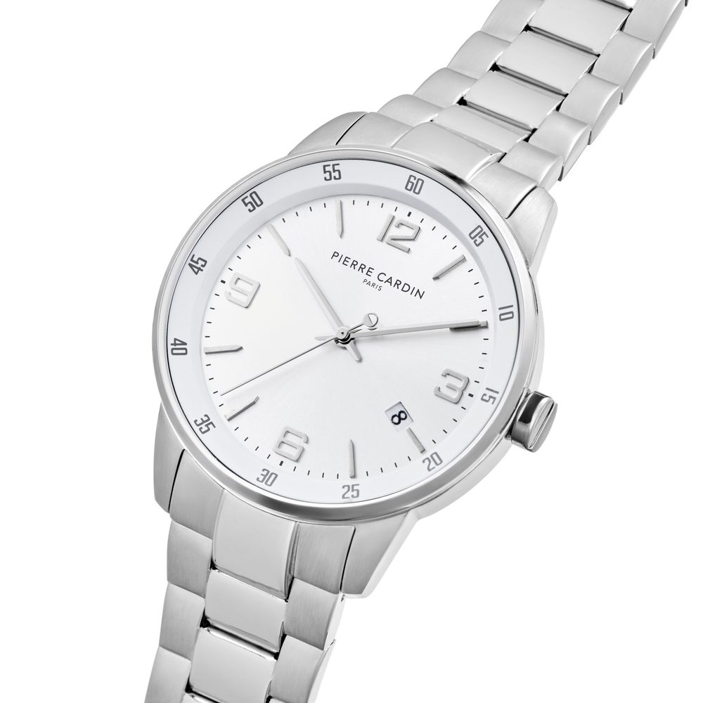 Pierre Cardin Gray Stainless Steel Dress Watch | Regal Royce