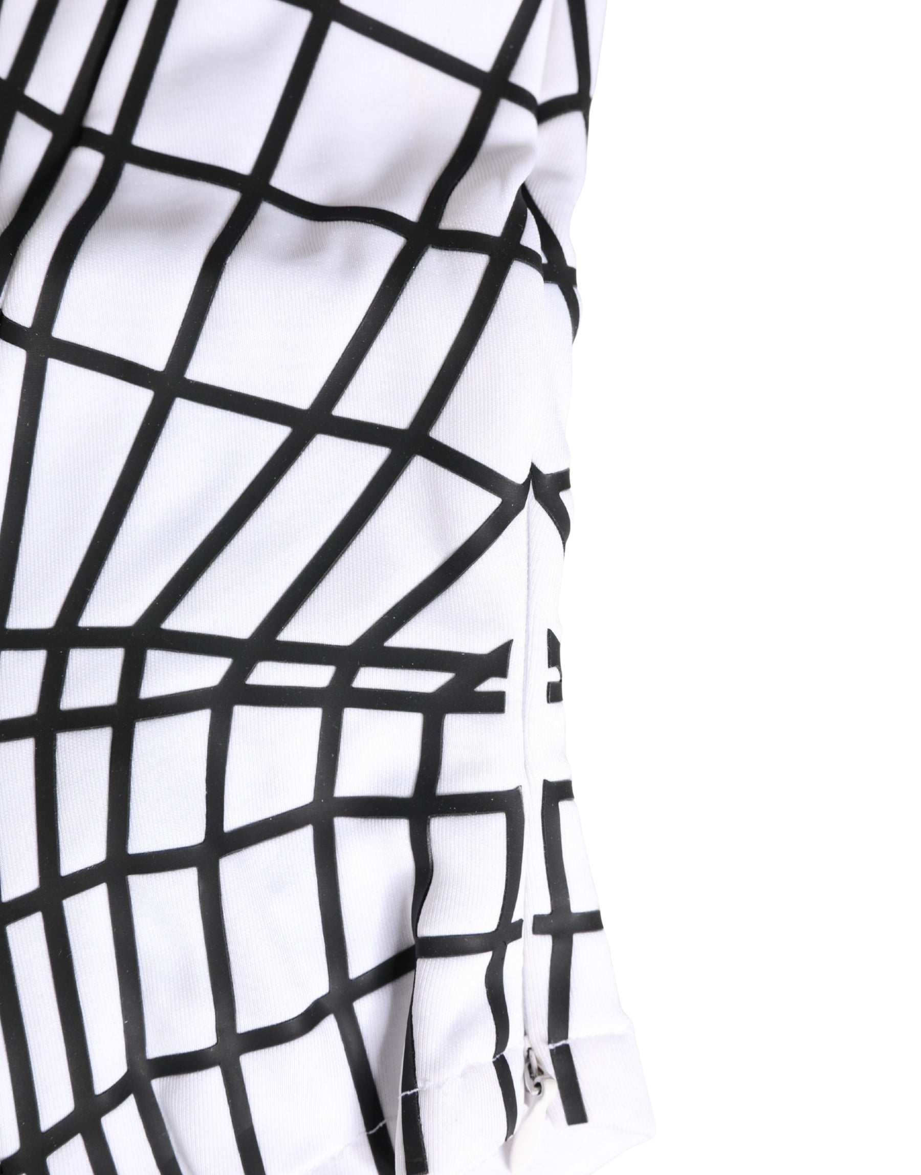 Dolce & Gabbana Men White Stripes Nylon Ski Mask Balaclava Hat | Regal Royce