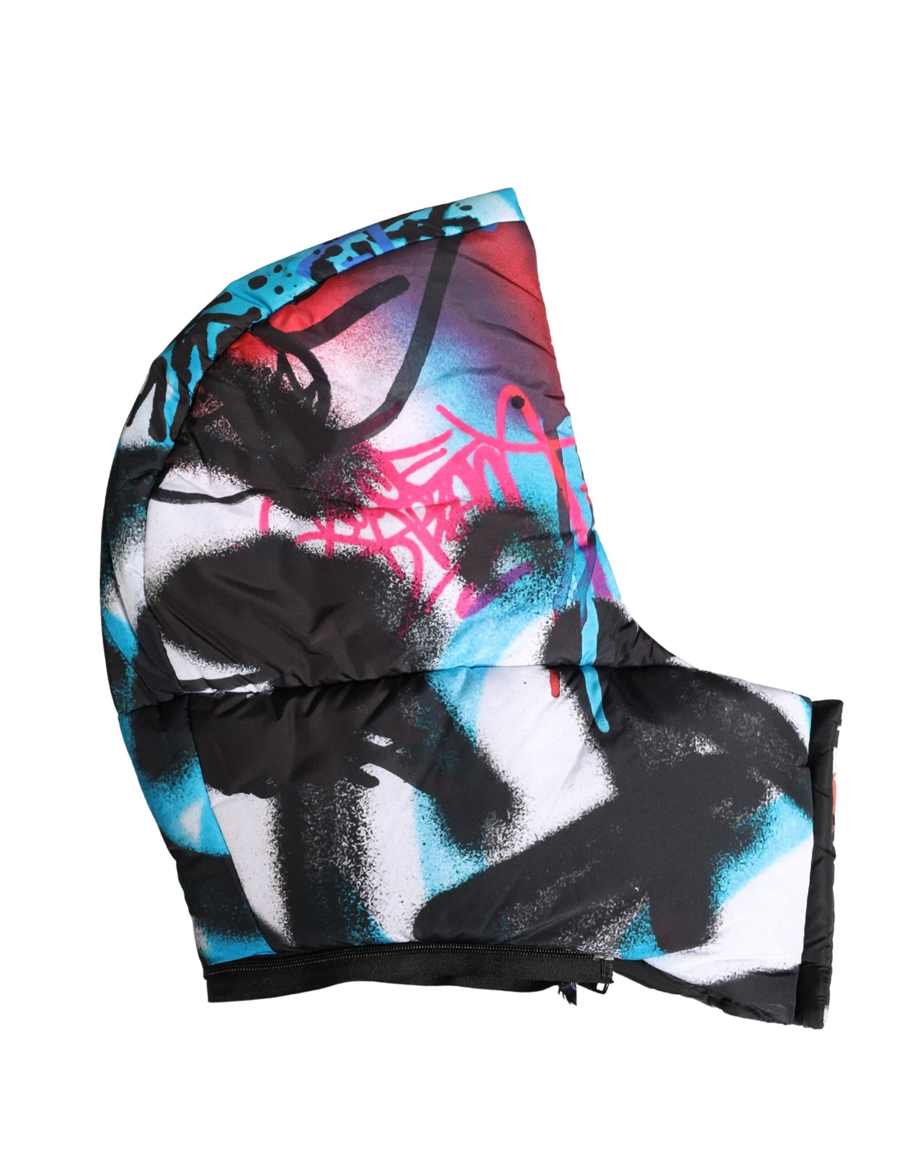 Dolce & Gabbana Multicolor Graffiti Whole Head Wrap Capello Hat | Regal Royce