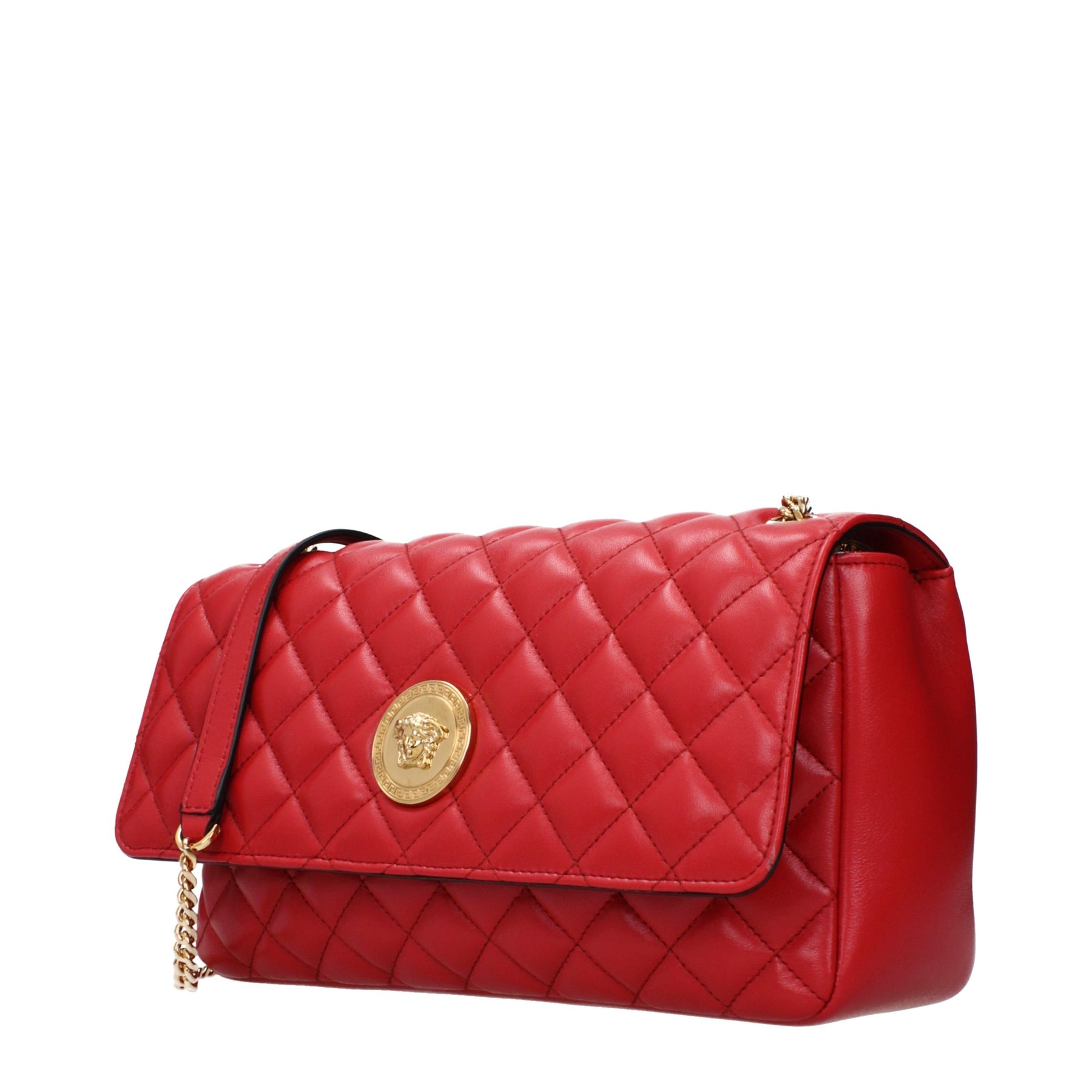 Versace Red Leather Shoulder Bag | Regal Royce