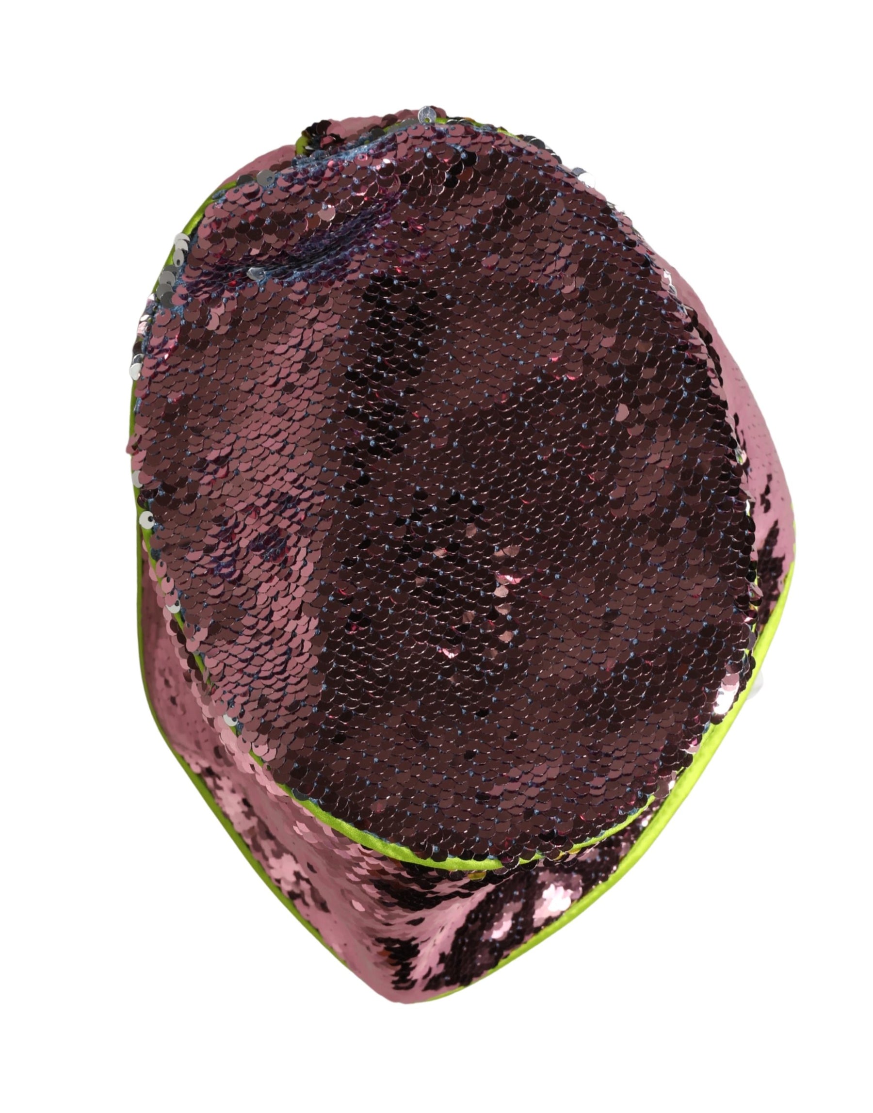 Dolce & Gabbana Men Purple Sequined Bucket Fisherman Capello Hat | Regal Royce