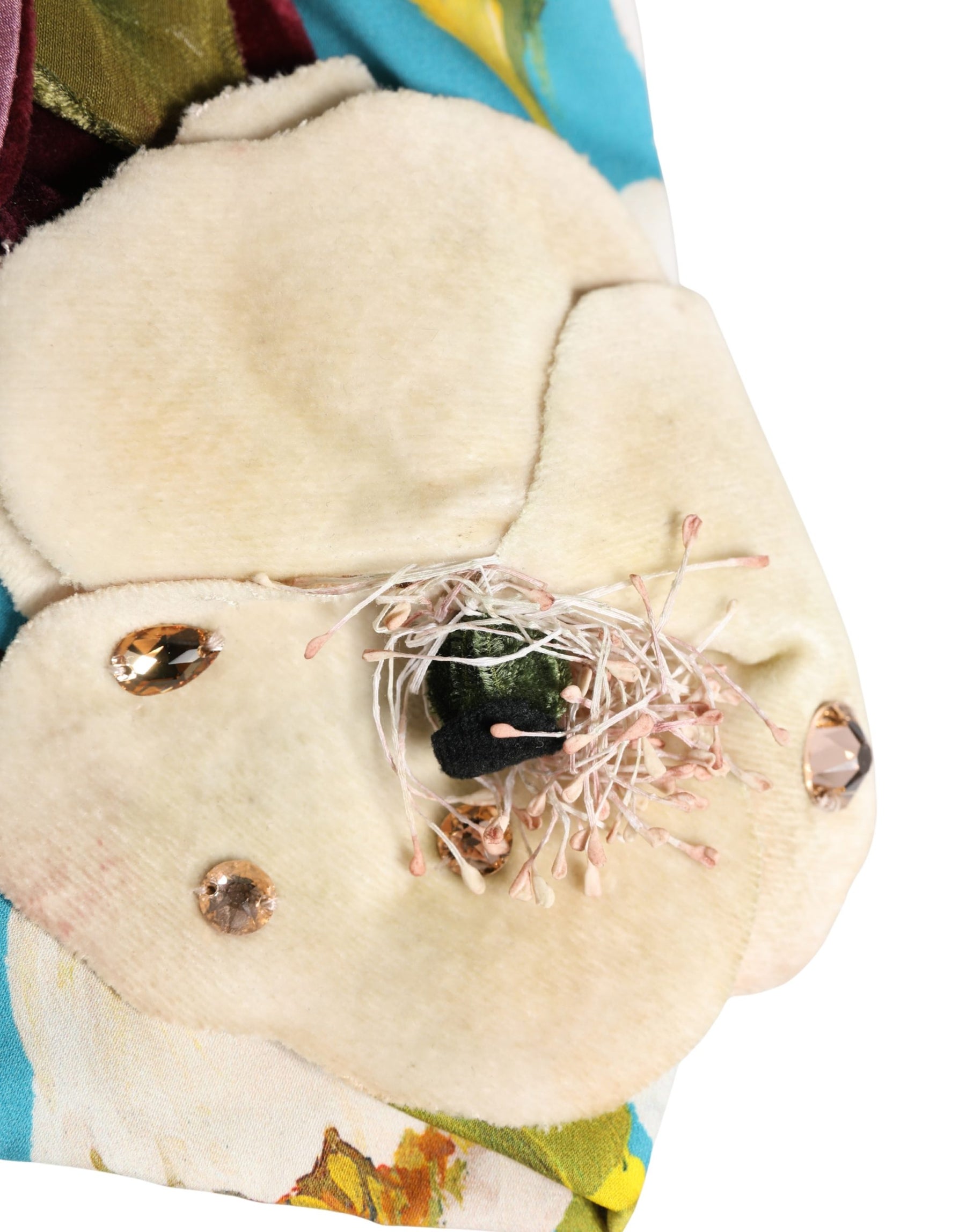 Dolce & Gabbana Blue Floral Motif Turban Headwear Women Hat | Regal Royce