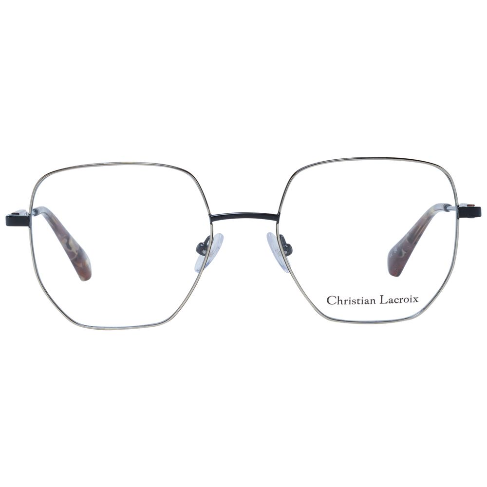 Christian Lacroix Black Stainless Steel Glasses (Frames) | Regal Royce