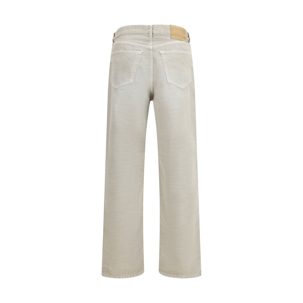 Haikure Gray Cotton Straight-Leg Jeans | Regal Royce