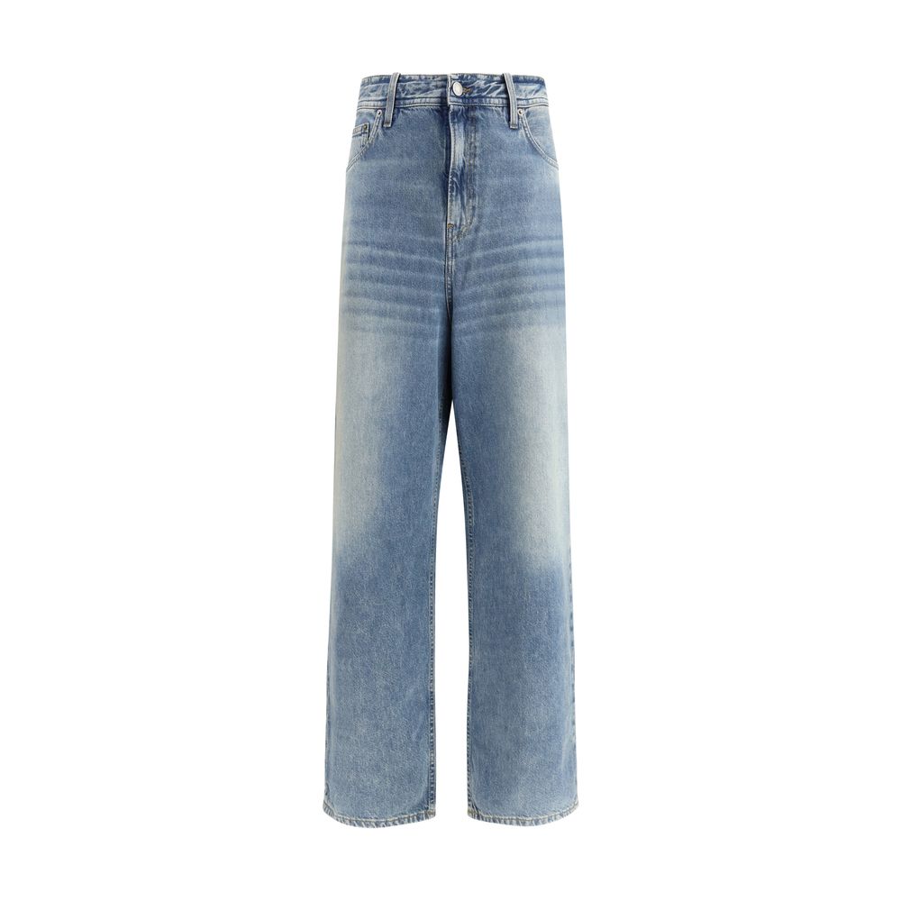 Haikure Blue Cotton Relaxed Fit Jeans | Regal Royce