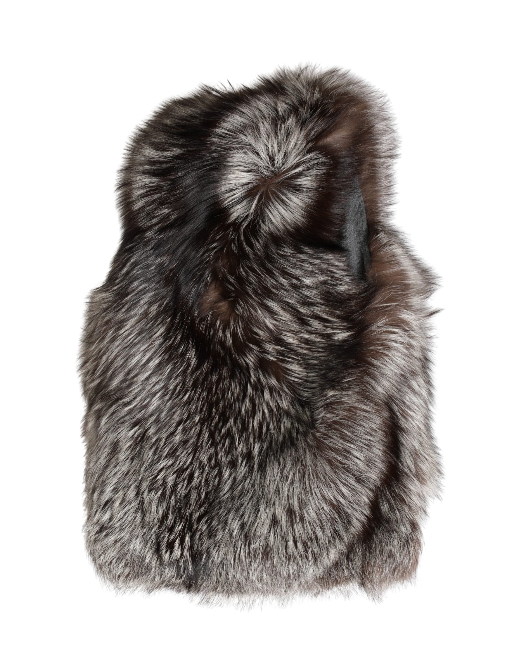 Dolce & Gabbana Brown Faux Fur Whole Head Wrap Capello Hat | Regal Royce