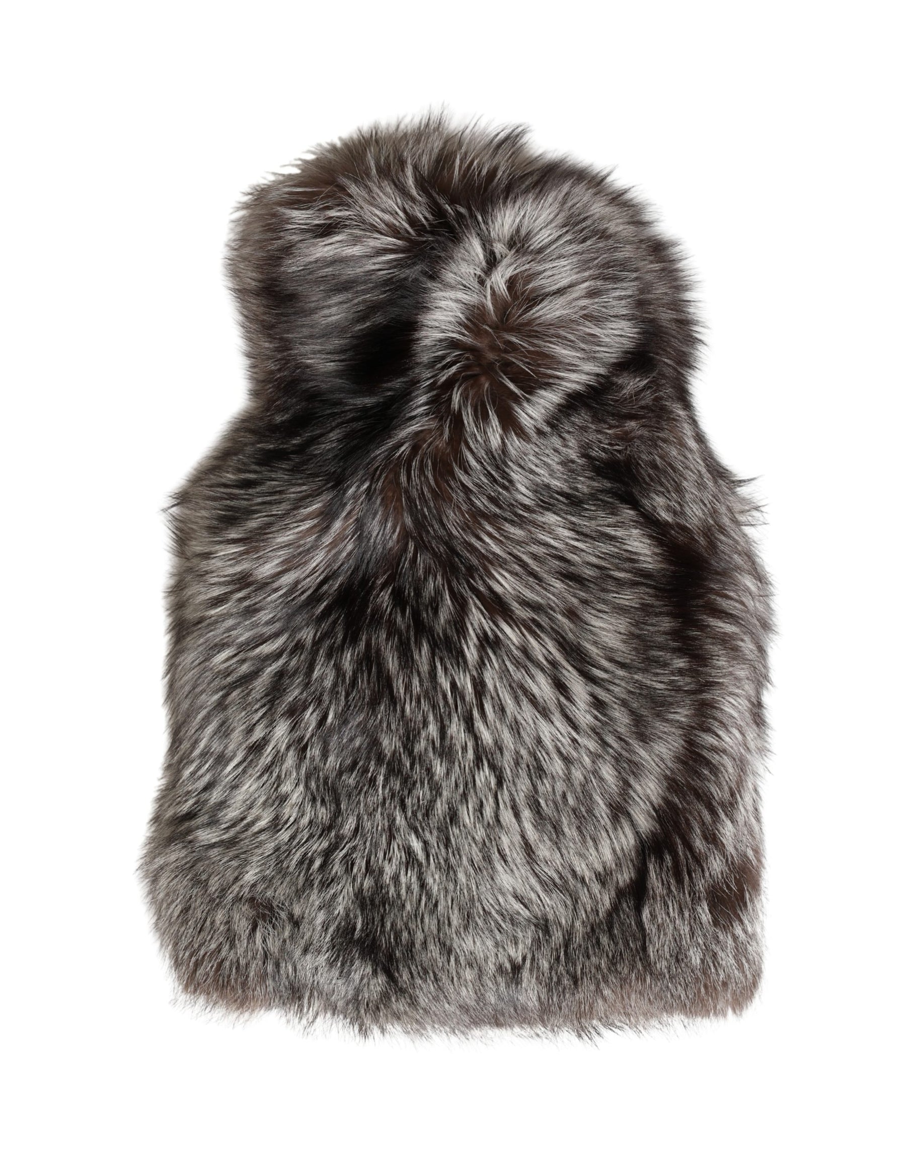 Dolce & Gabbana Brown Faux Fur Whole Head Wrap Capello Hat | Regal Royce