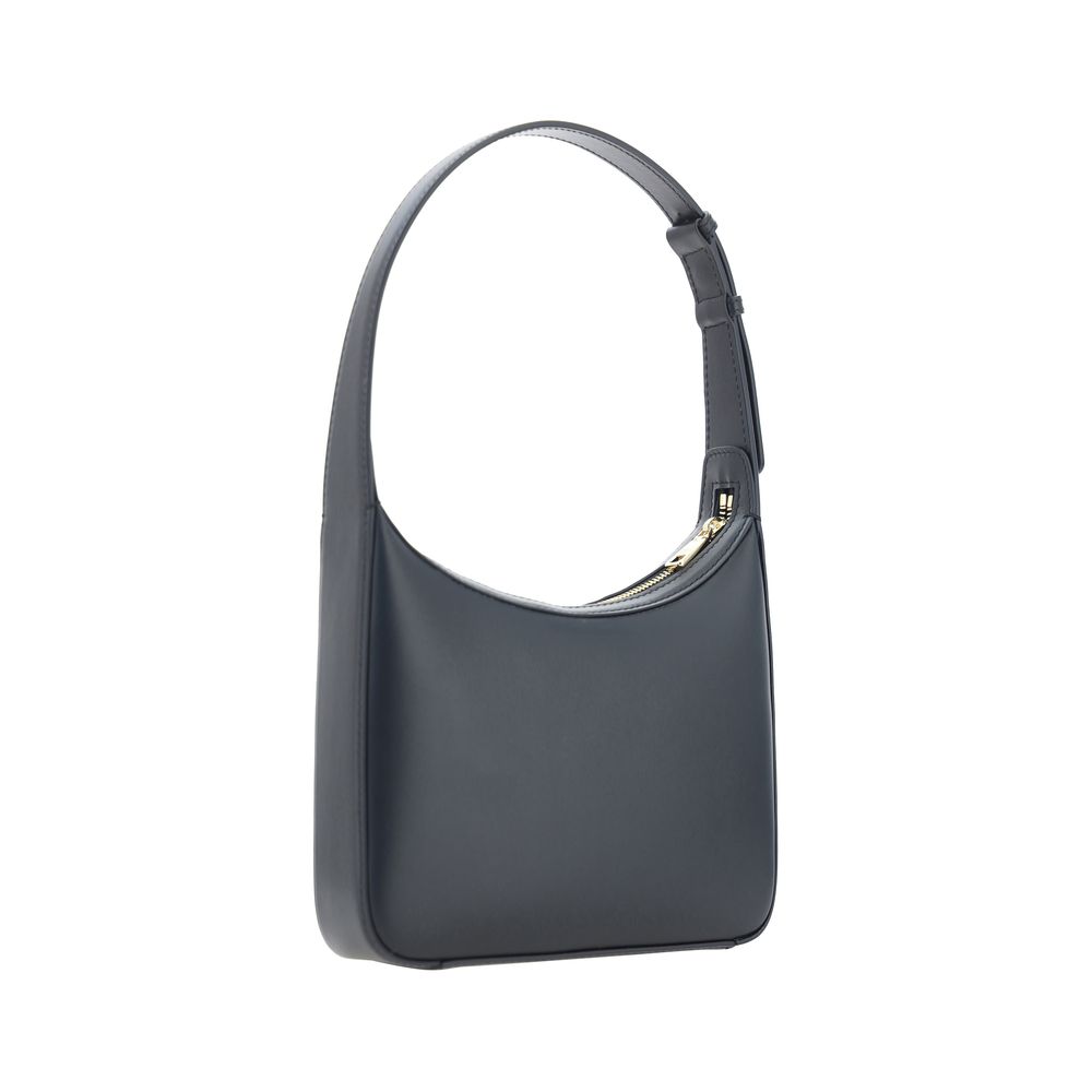 Dolce & Gabbana Black Calf Leather Bos Taurus Shoulder Bag | Regal Royce