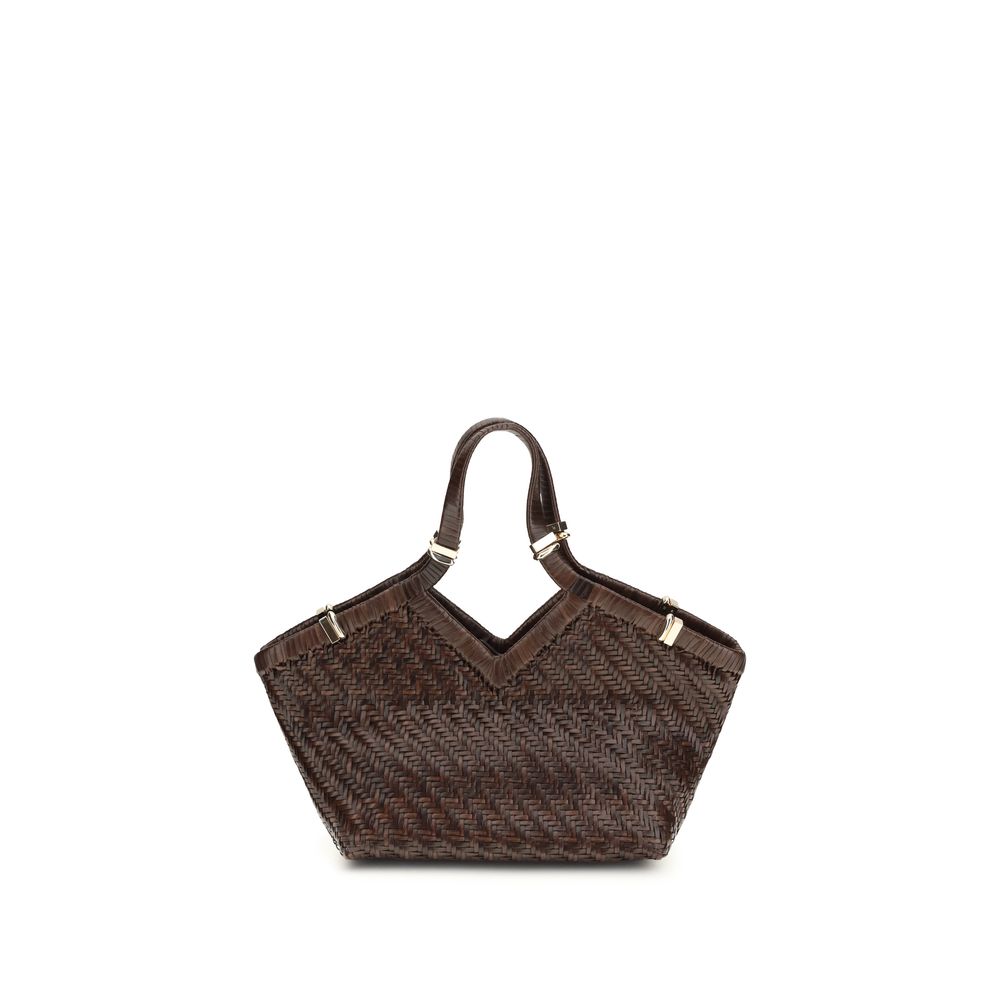 Benedetta Bruzziches Brown Buffalo Leather Handbag | Regal Royce