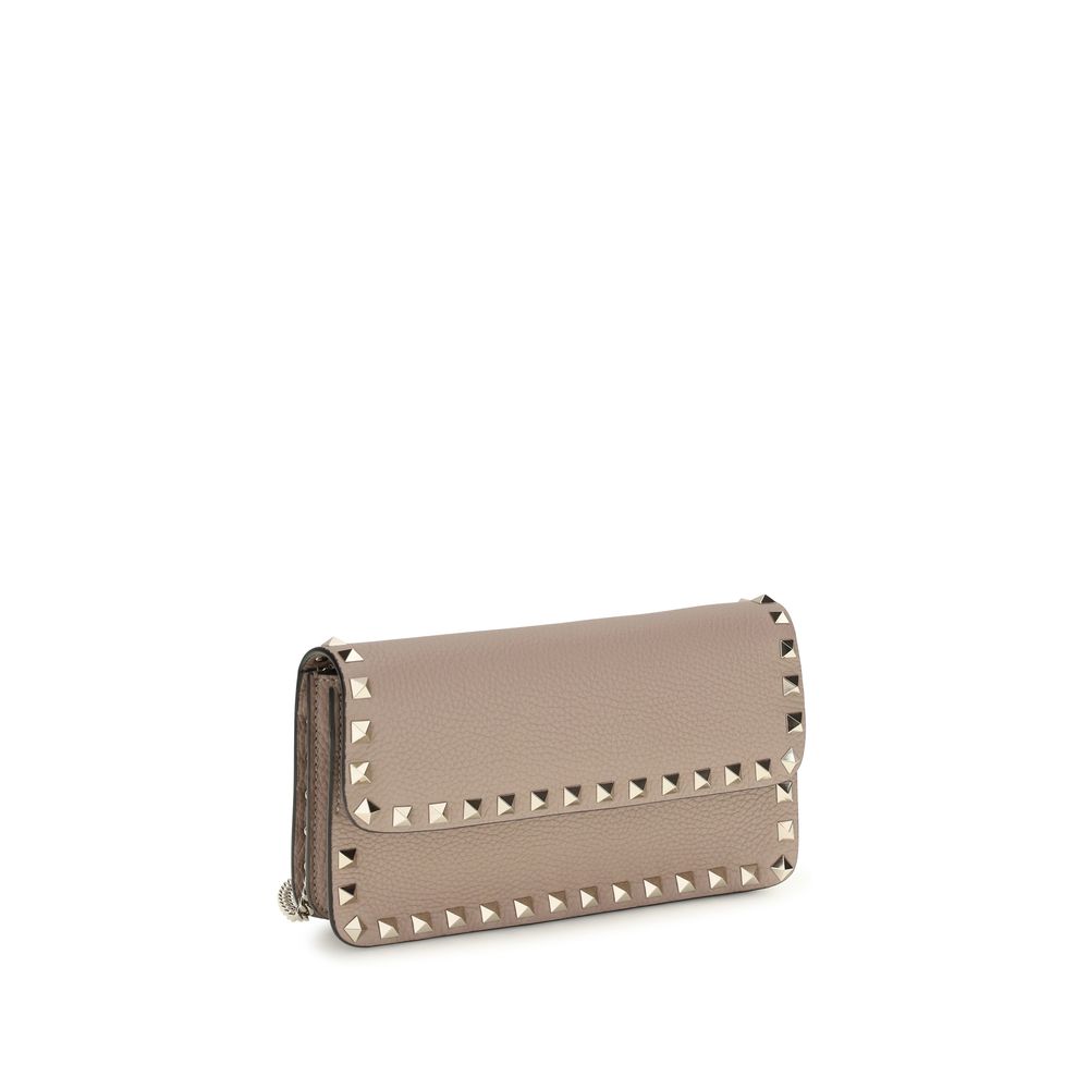 Valentino Garavani Beige Calf Leather Bos Taurus Wallet | Regal Royce