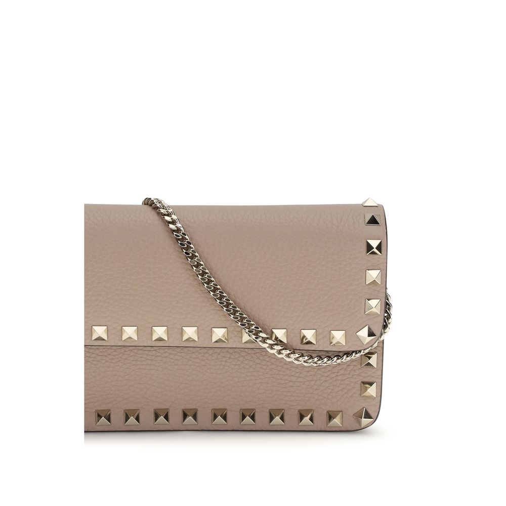 Valentino Garavani Beige Calf Leather Bos Taurus Wallet | Regal Royce