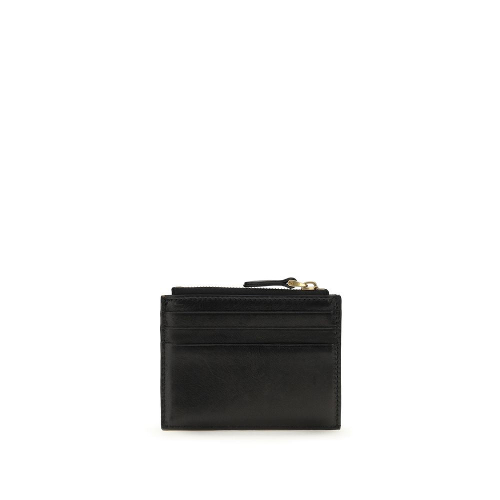 Valentino Garavani Black Calf Leather Bos Taurus Wallet | Regal Royce