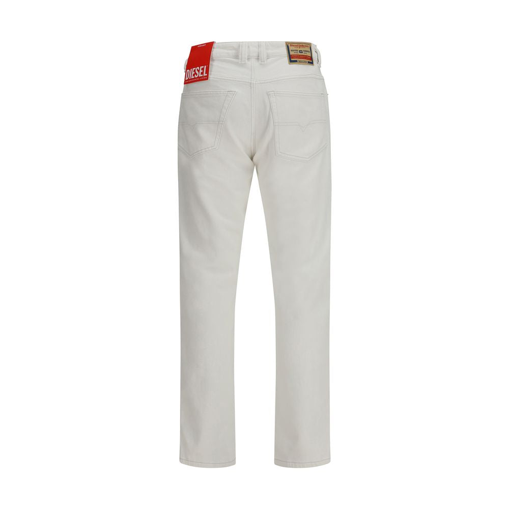 Diesel White Cotton Slim Fit Jeans | Regal Royce