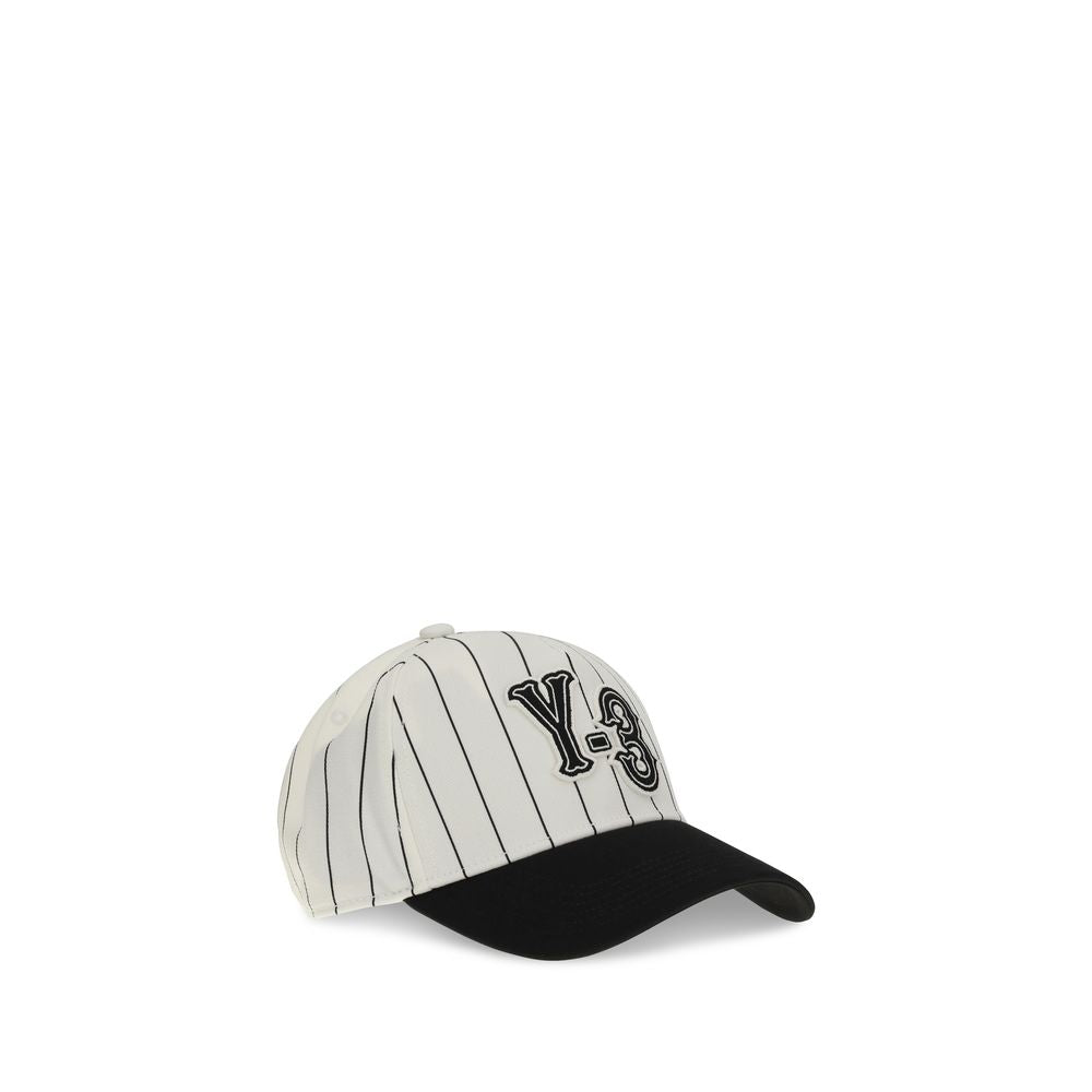 Y-3 White Polyester Cap (Baseball Hat) | Regal Royce