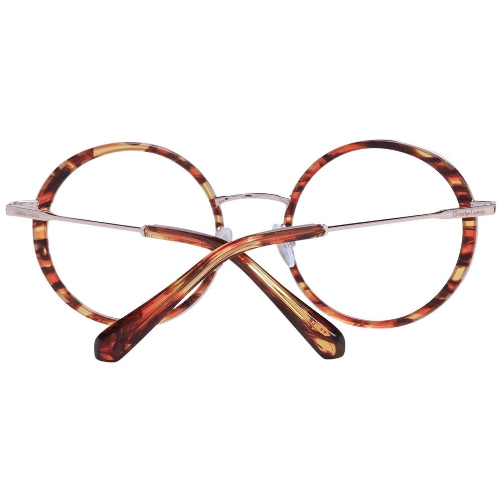 Christian Lacroix Brown Metal Glasses (Frames) | Regal Royce