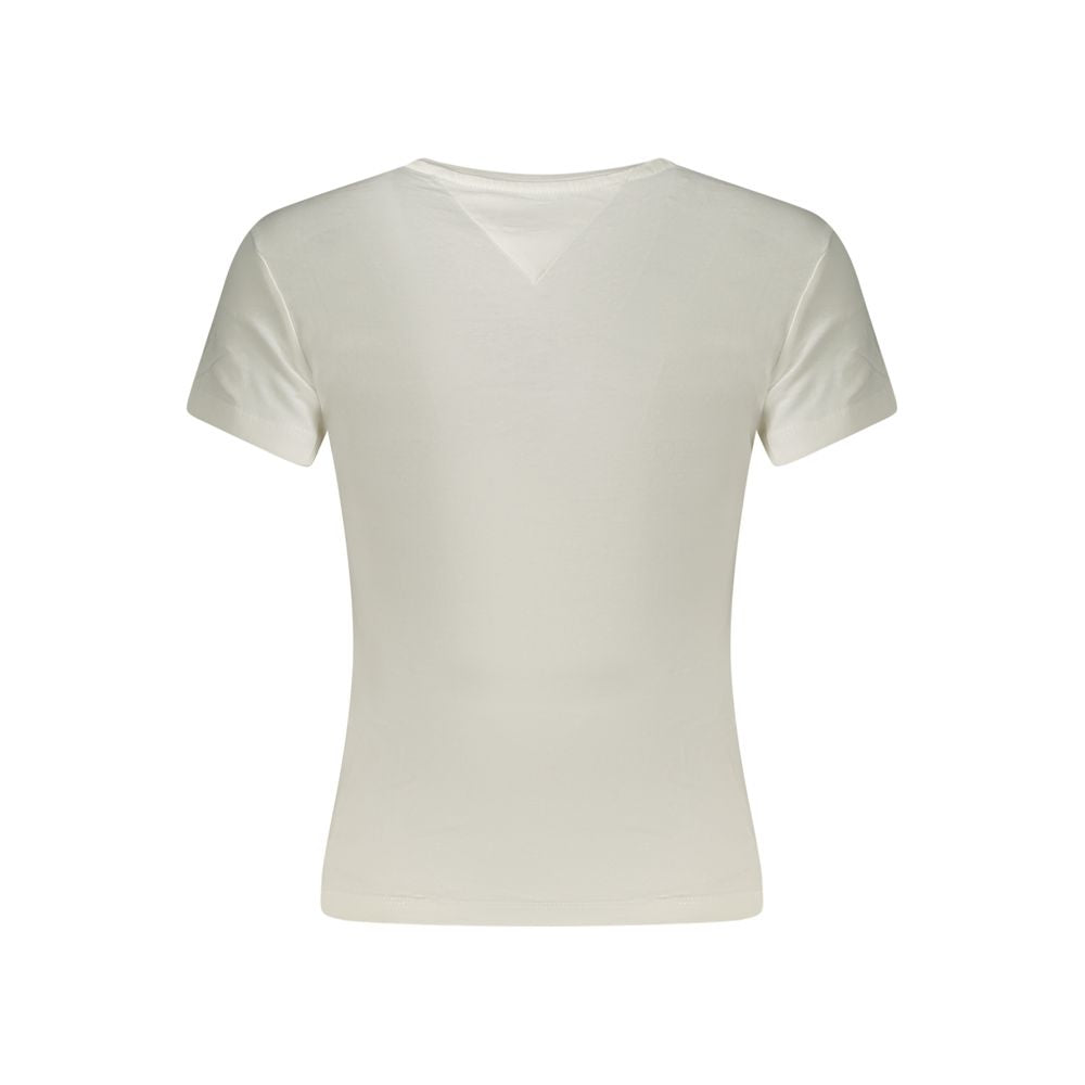 Tommy Hilfiger White Cotton Women's T-Shirt | Regal Royce