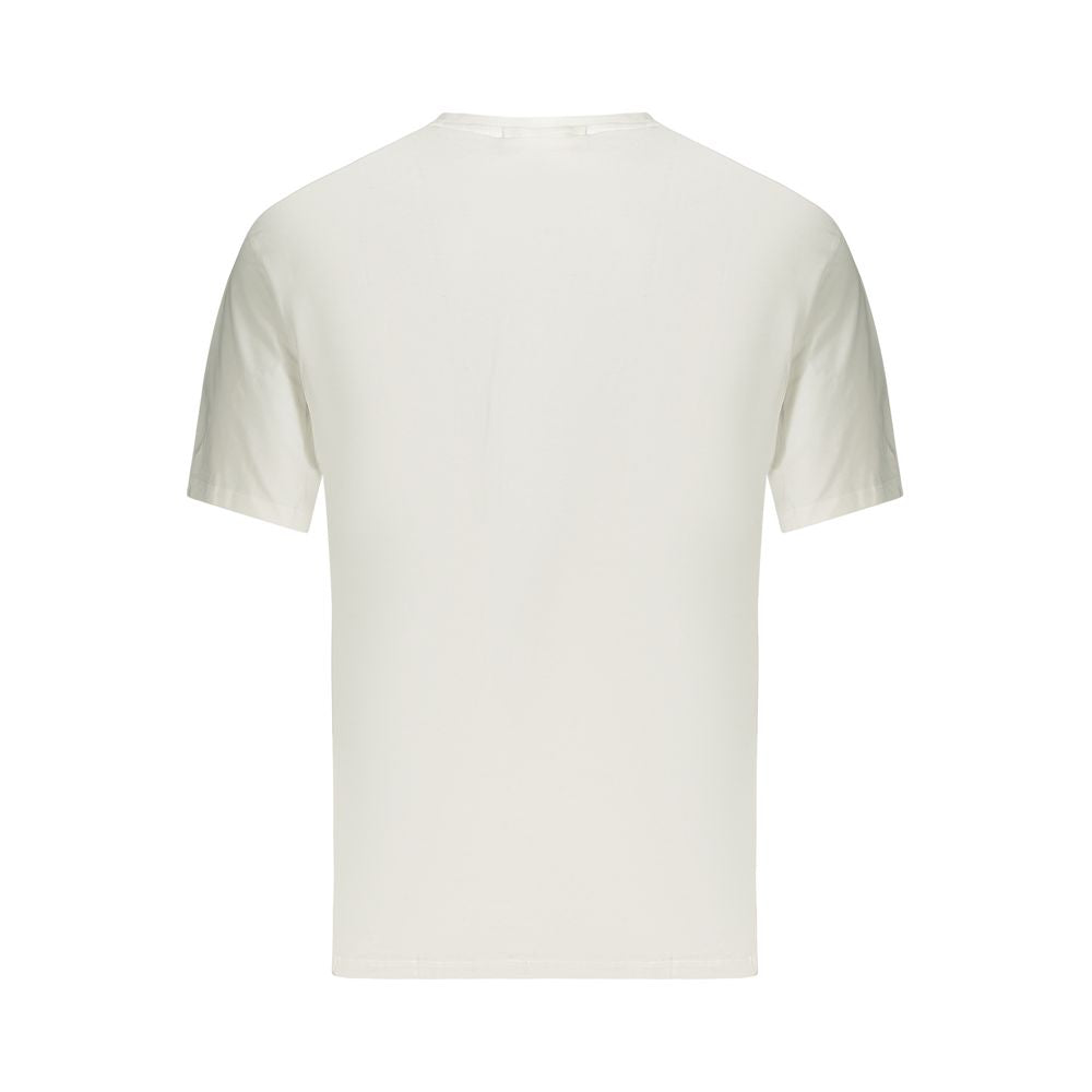 Calvin Klein White Cotton Men T-Shirt | Regal Royce