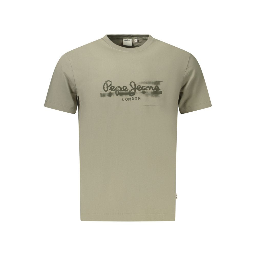 Pepe Jeans Verde Cotton Men T-Shirt | Regal Royce