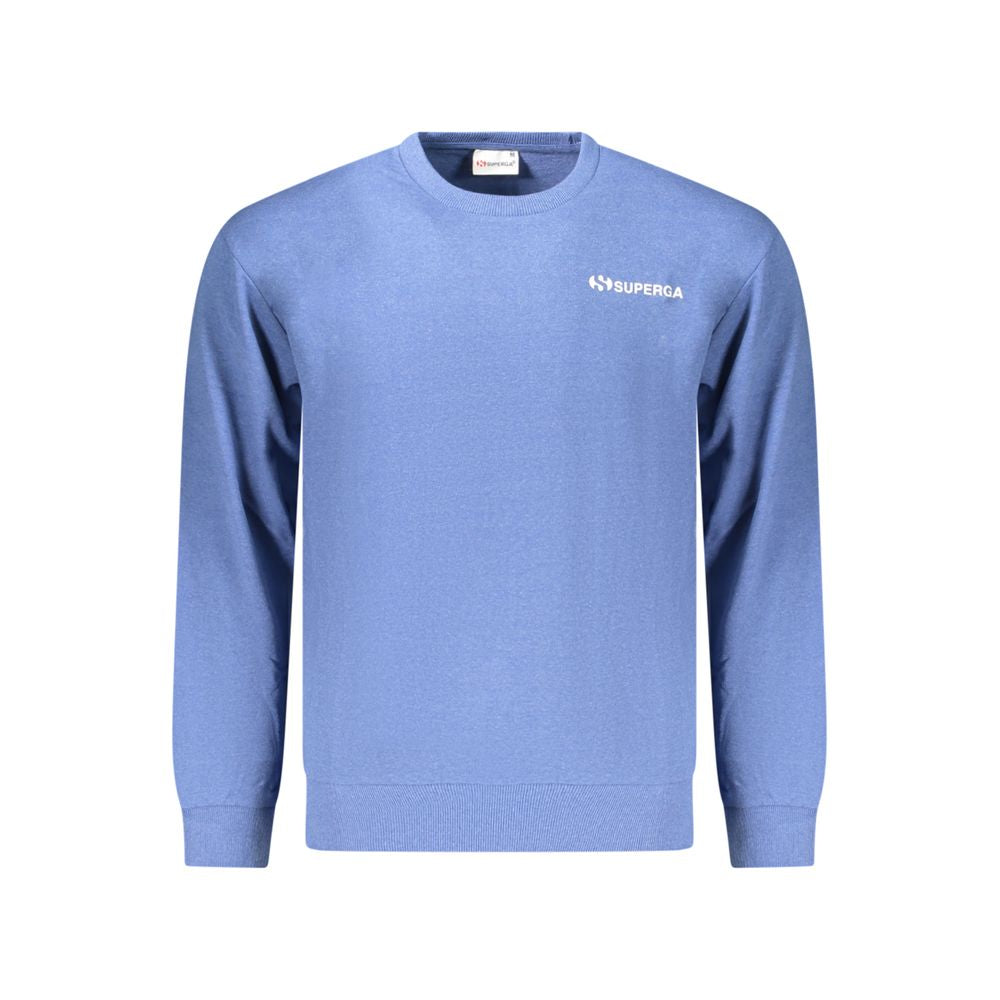 Superga Azzurro Cotton Men Sweatshirt | Regal Royce
