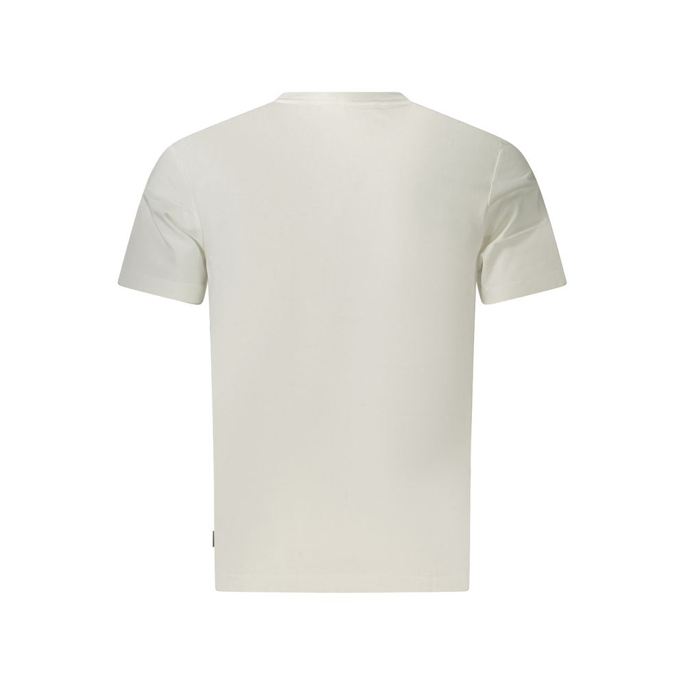 Pepe Jeans Bianco Cotton Men T-Shirt | Regal Royce