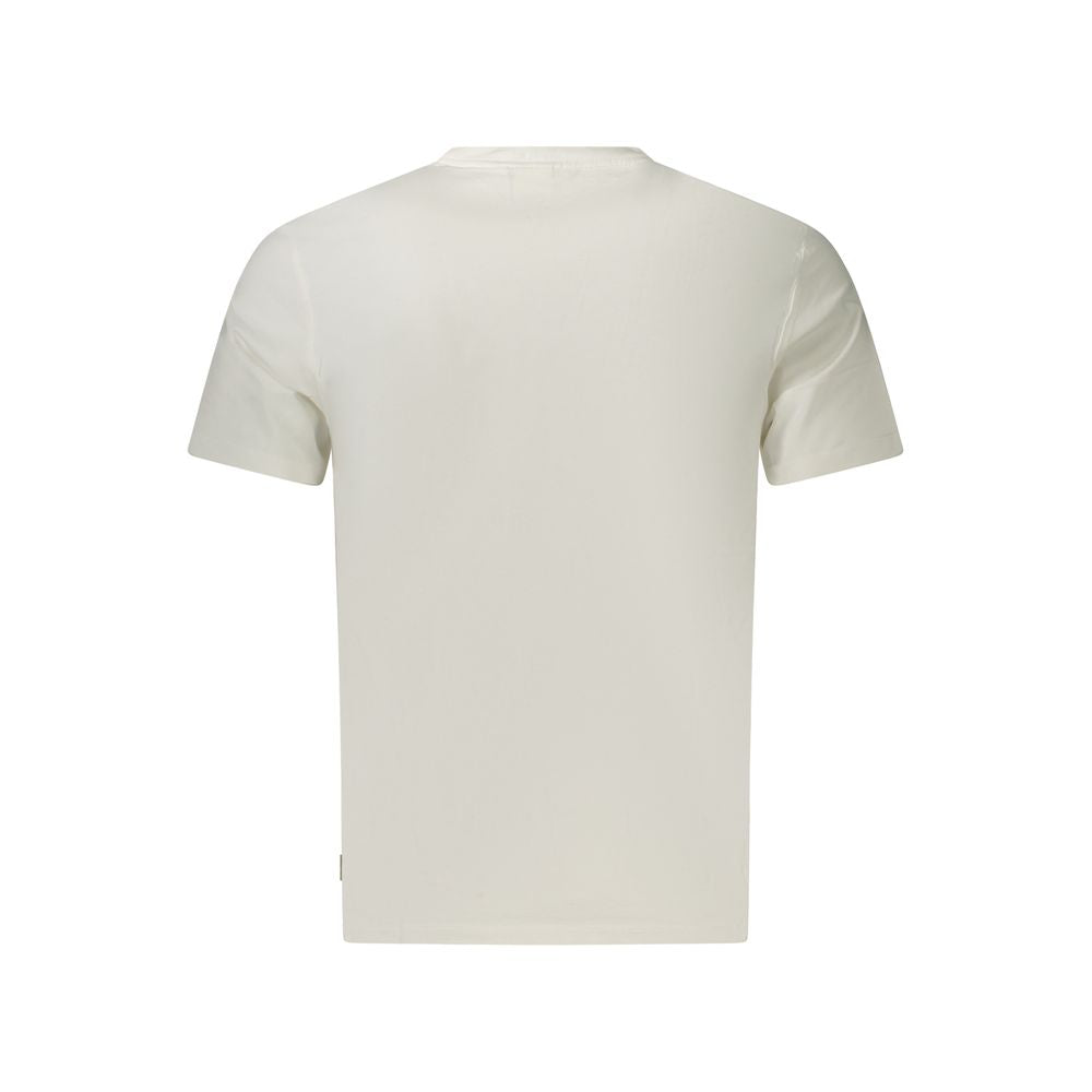 Pepe Jeans Bianco Cotton Men T-Shirt | Regal Royce