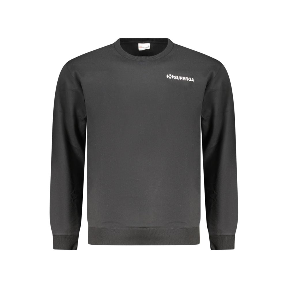 Superga Black Cotton Men's Sweatshirt | Regal Royce