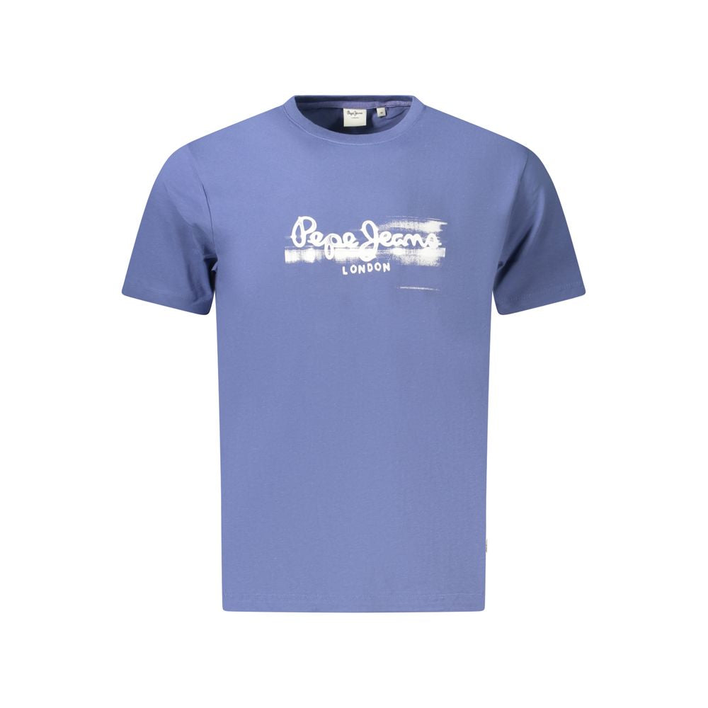 Pepe Jeans "Blue Cotton Men T-Shirt" | Regal Royce