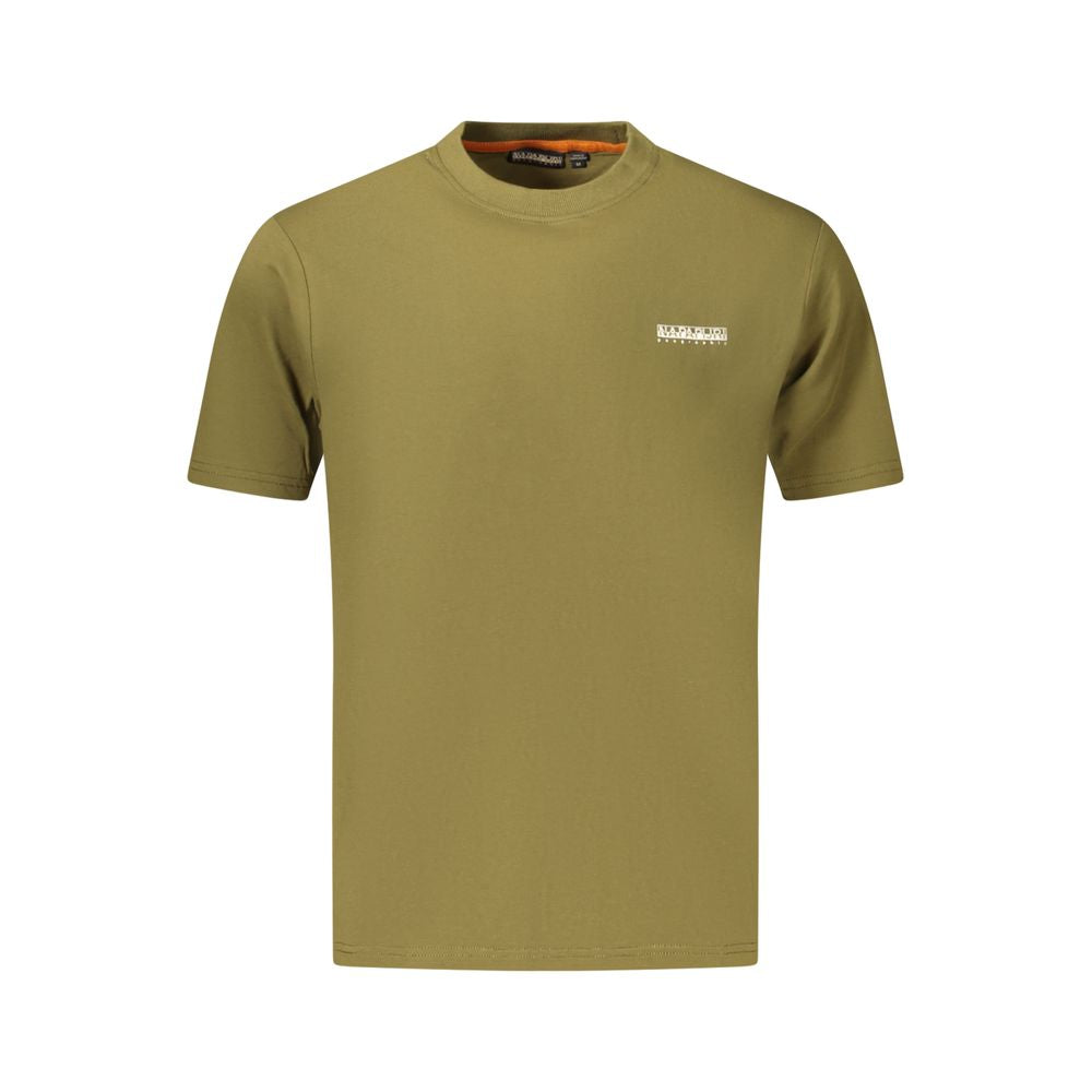 Napapijri Verde Cotton Men T-Shirt | Regal Royce