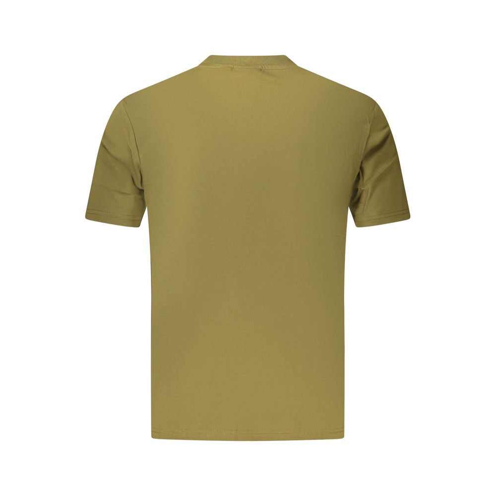 Napapijri Verde Cotton Men T-Shirt | Regal Royce