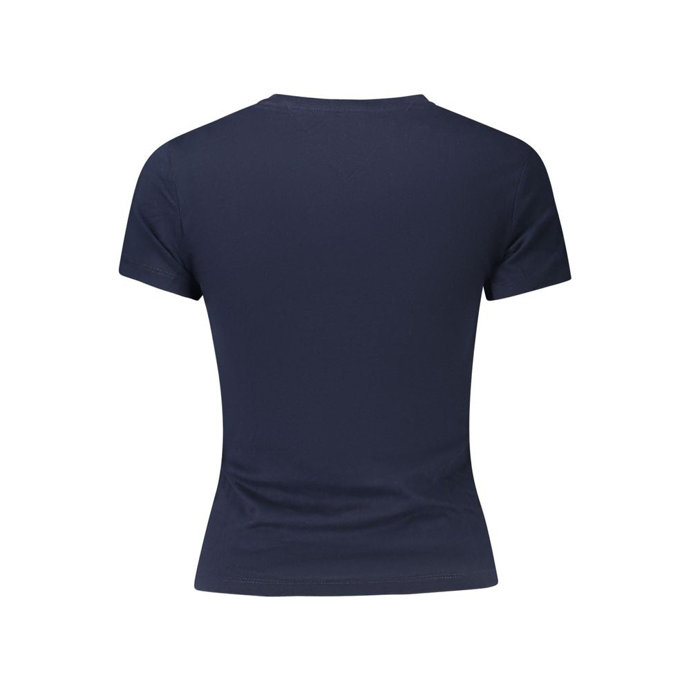 Tommy Hilfiger Blue Cotton Women T-Shirt | Regal Royce