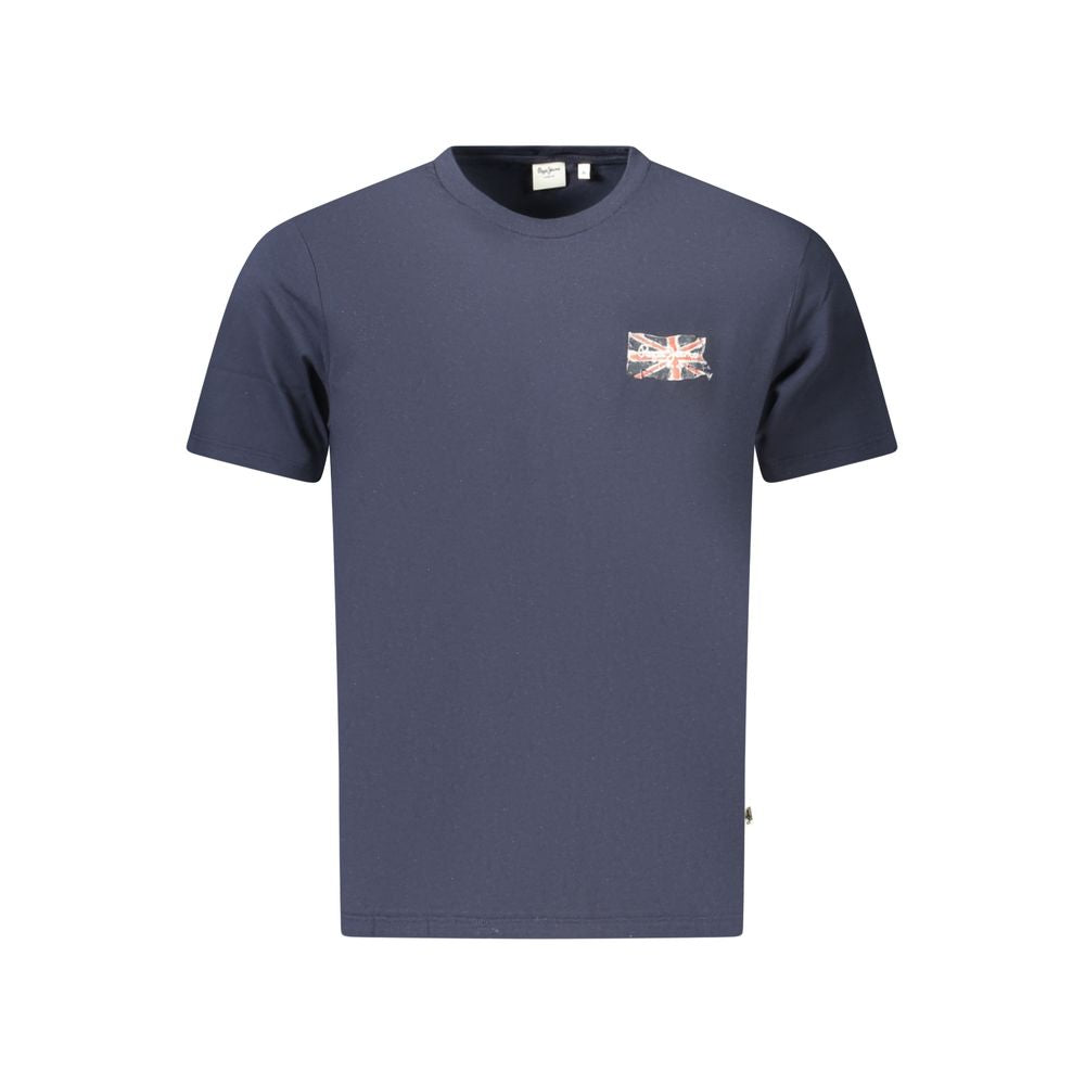 Pepe Jeans Blu Cotton Men's T-Shirt | Regal Royce