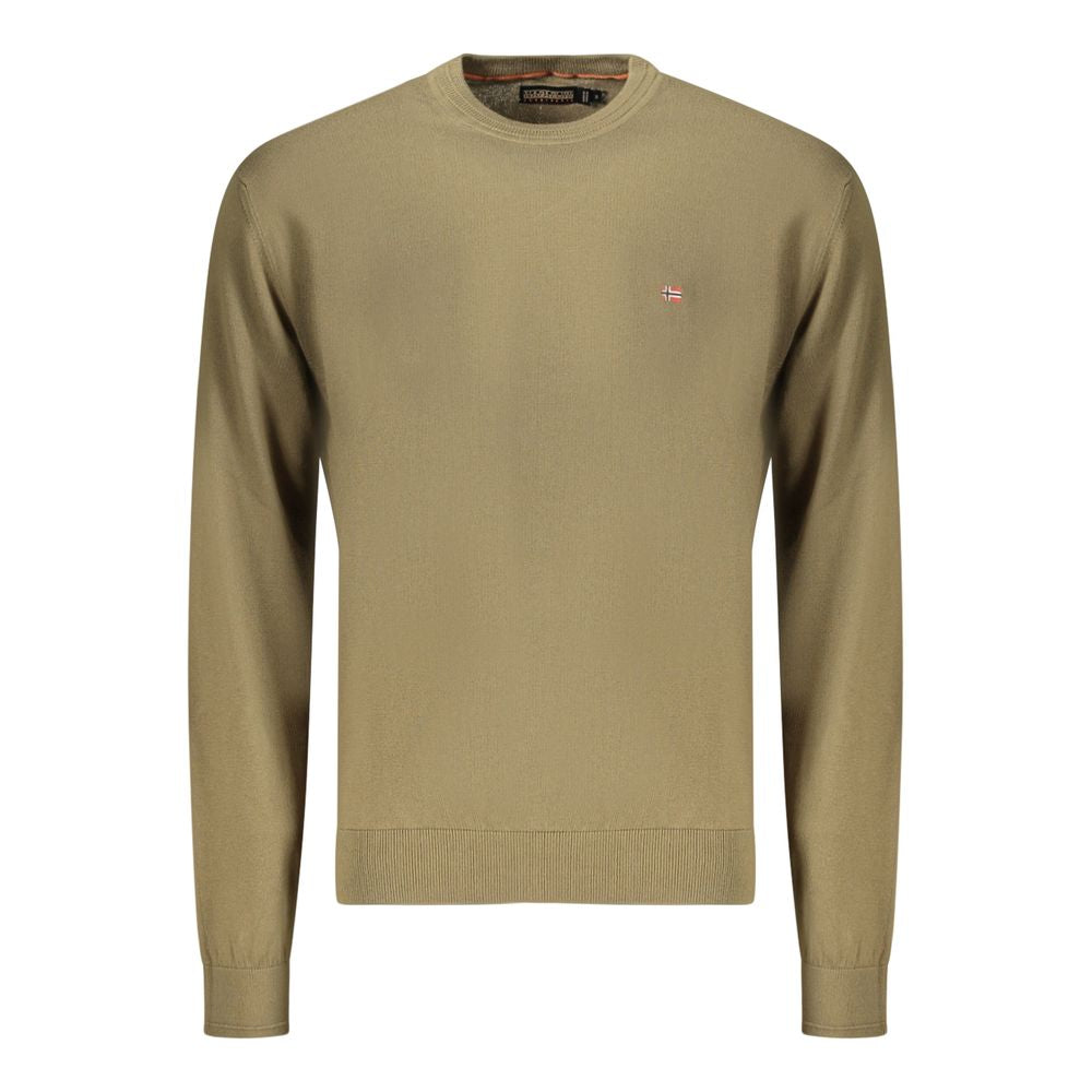 Napapijri Verde Cotton Men's Long-Sleeve Shirt | Regal Royce