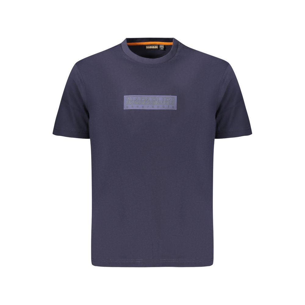 Napapijri Blue Cotton Men T-Shirt | Regal Royce
