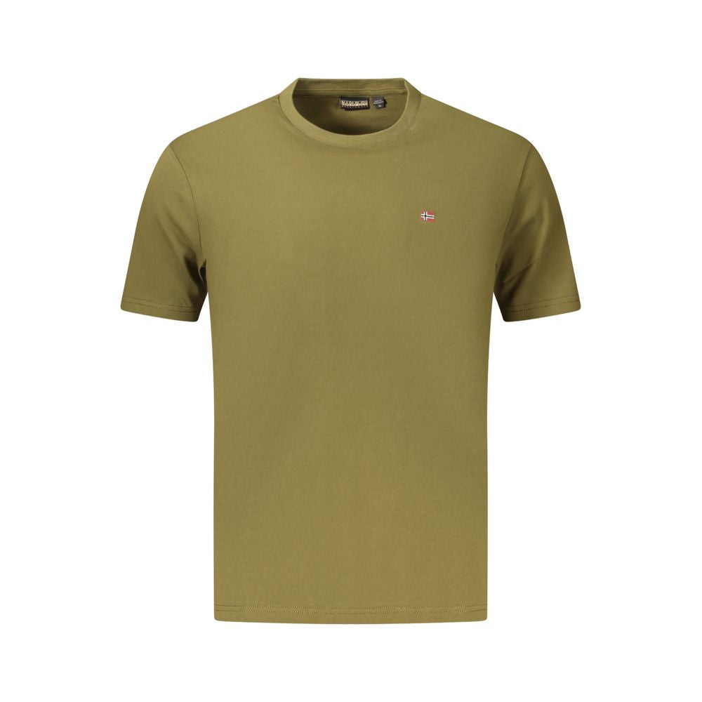 Napapijri Verde Organic Cotton Men T-Shirt | Regal Royce